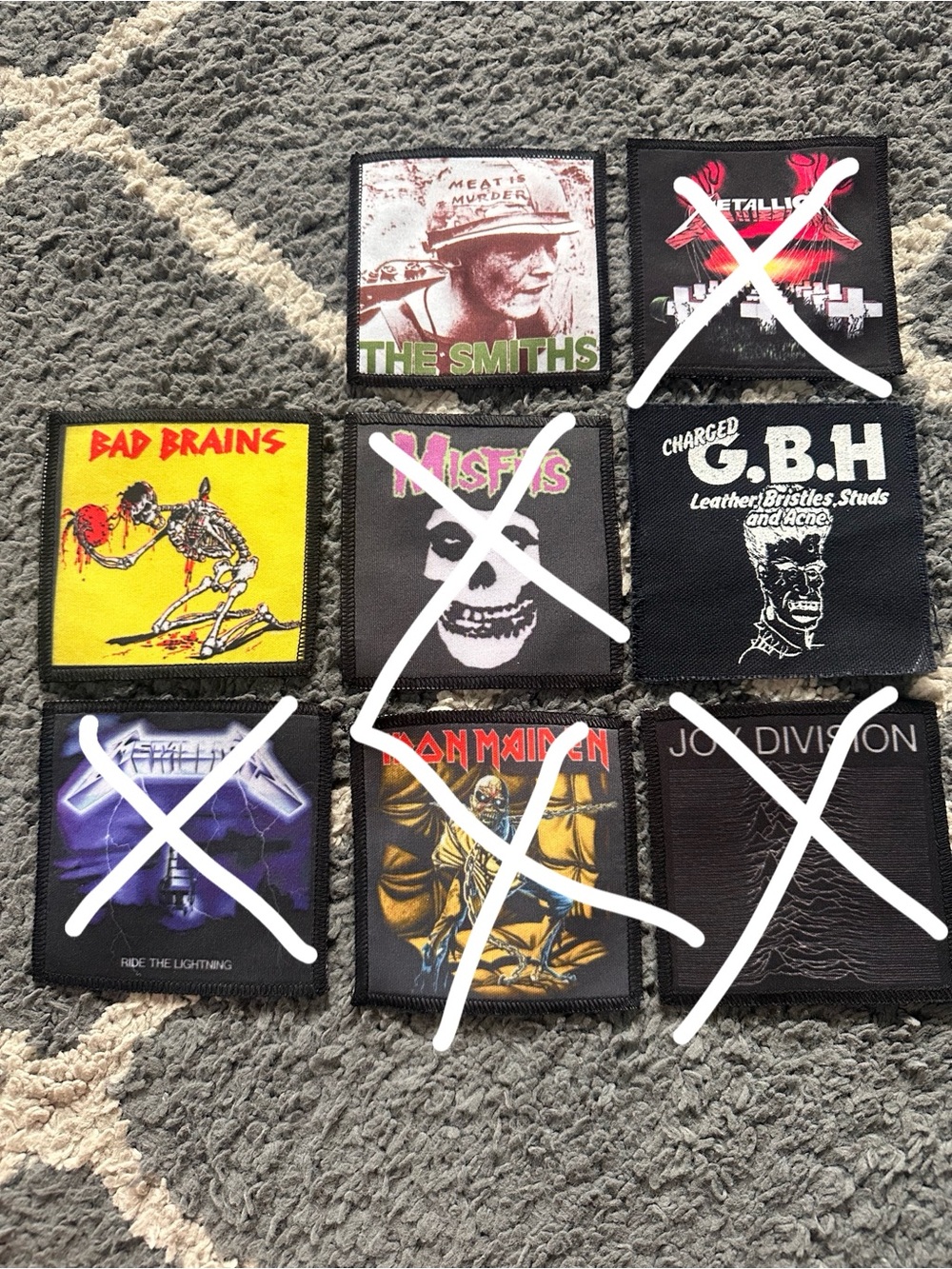 BAND PATCHES